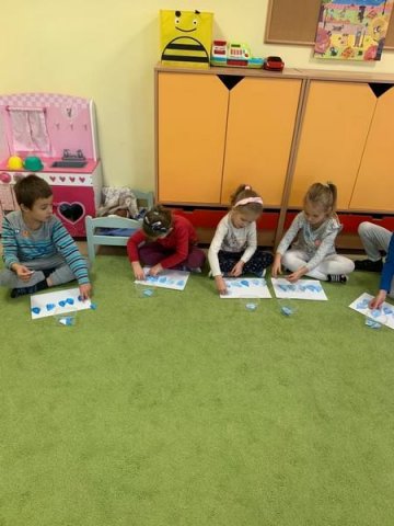 GR III Krople deszczu - zabawa matematyczna